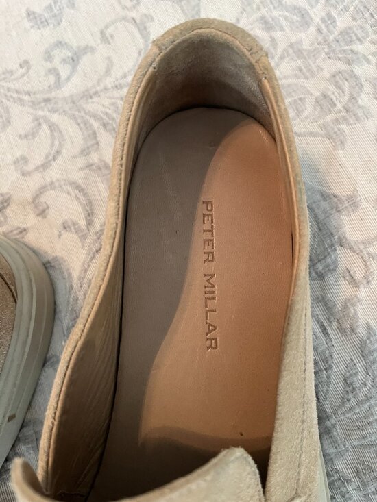 Peter Millar Cream Suede Shoes - Size 10 main image 8